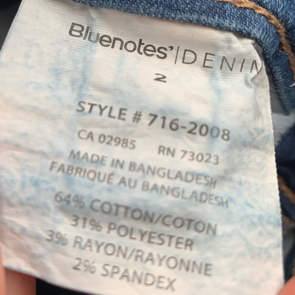 BLUENOTES OLIVIA SHAPE UP HIGH RISE JEGGINGS - Picture 6 of 6